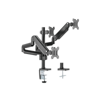 Twistedminds Premium Triple Monitors Aluminum Pole Mounted Gas Spring Monitor Arm – TM-26-C018P