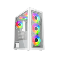 Twisted Minds Manic Shooter-03 Tempered Glass Mid Tower Gaming Case - TM350-18-W