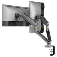 أذرع شاشات الألعاب المزدوجة المميزة من تويستد مايندز أيدينتيتي مع إضاءة RGB TM-54-C012-G