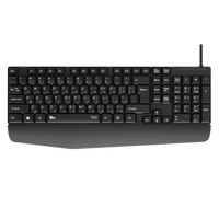 لوحة مفاتيح تويستد مايندز K12 كافارا سيريز 2 في 1 كومبو سلكية خفيفة الوزن - أسود - (تخطيط إنجليزي / عربي)