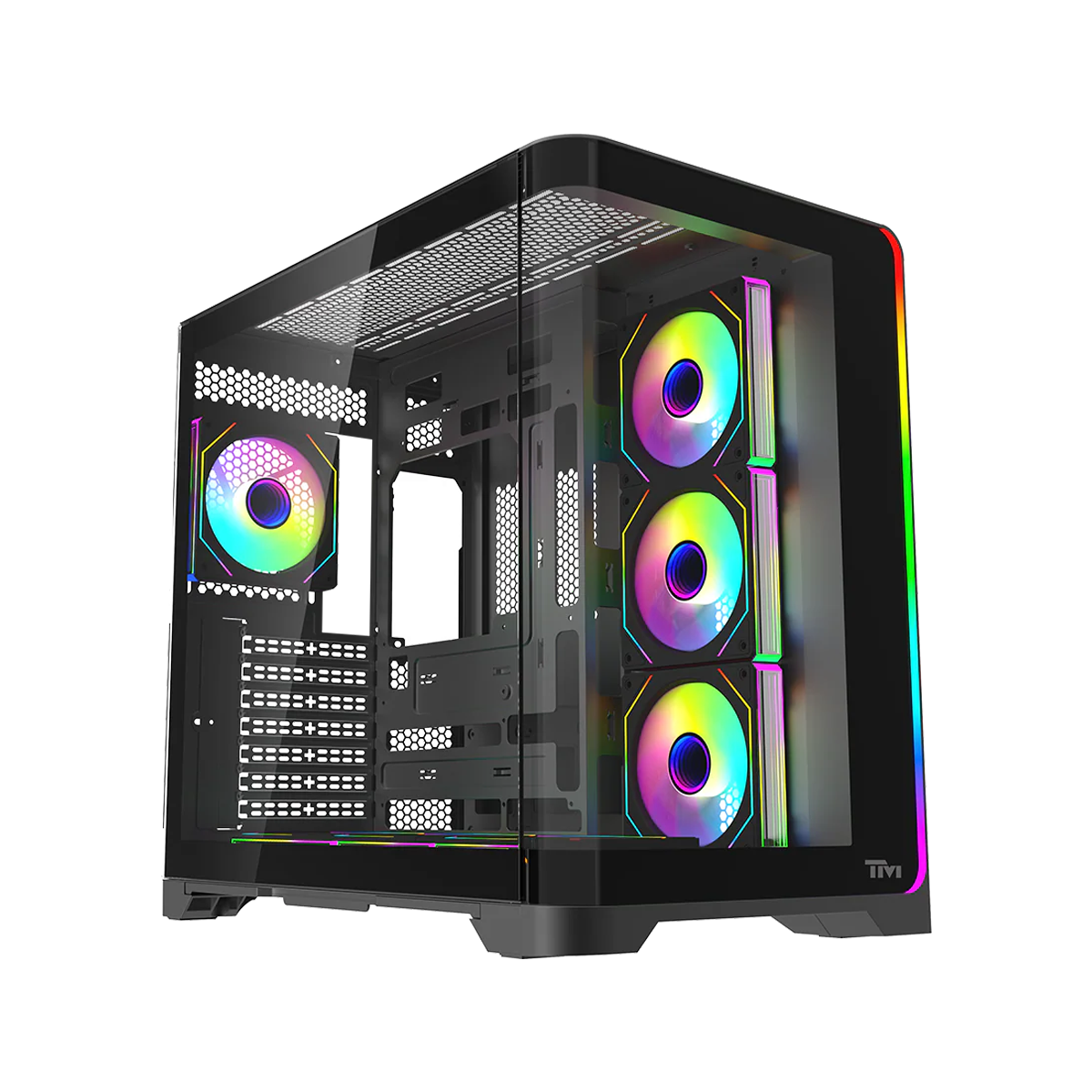 Twisted Minds FLUX Gaming Case Mid Tower - Black - TM-FLUX-B
