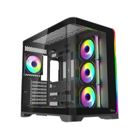 Twisted Minds FLUX Gaming Case Mid Tower - Black - TM-FLUX-B