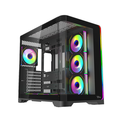 Twisted Minds FLUX Gaming Case Mid Tower - Black - TM-FLUX-B