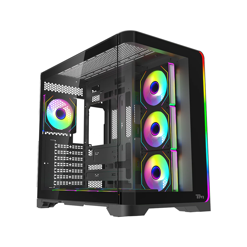 Twisted Minds FLUX Gaming Case Mid Tower - Black - TM-FLUX-B