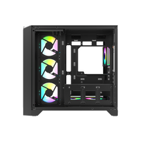 FLUXTwisted Minds FLUX Gaming Case Mid Tower Black– TM-FLUX-B