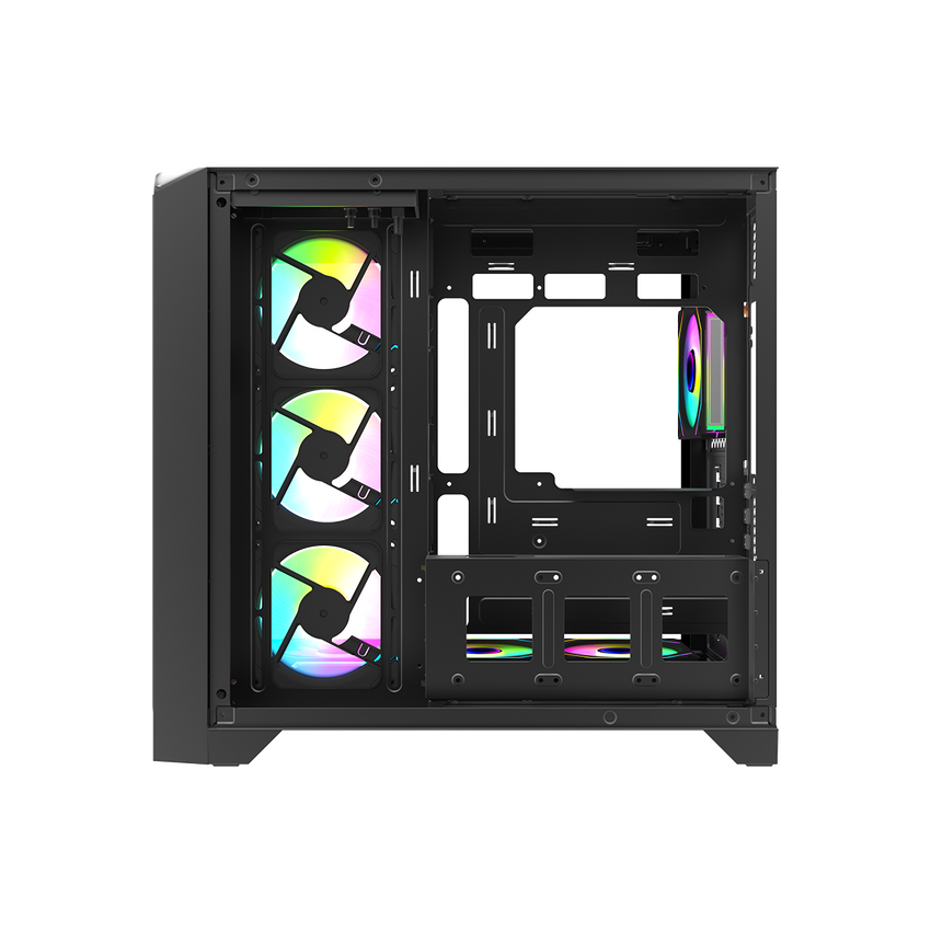FLUXTwisted Minds FLUX Gaming Case Mid Tower Black– TM-FLUX-B
