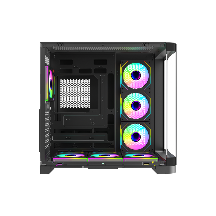 FLUXTwisted Minds FLUX Gaming Case Mid Tower Black– TM-FLUX-B