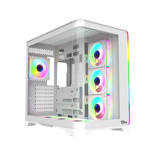 Twisted Minds FLUX Gaming Case Mid Tower - White - TM-FLUX-W