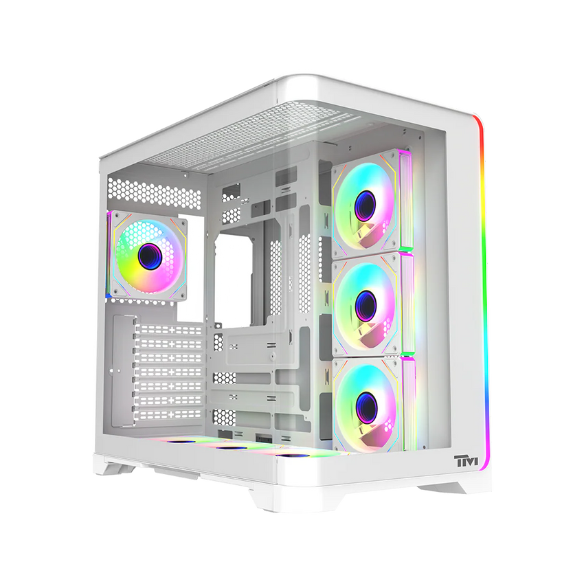 Twisted Minds FLUX Gaming Case Mid Tower - White - TM-FLUX-W