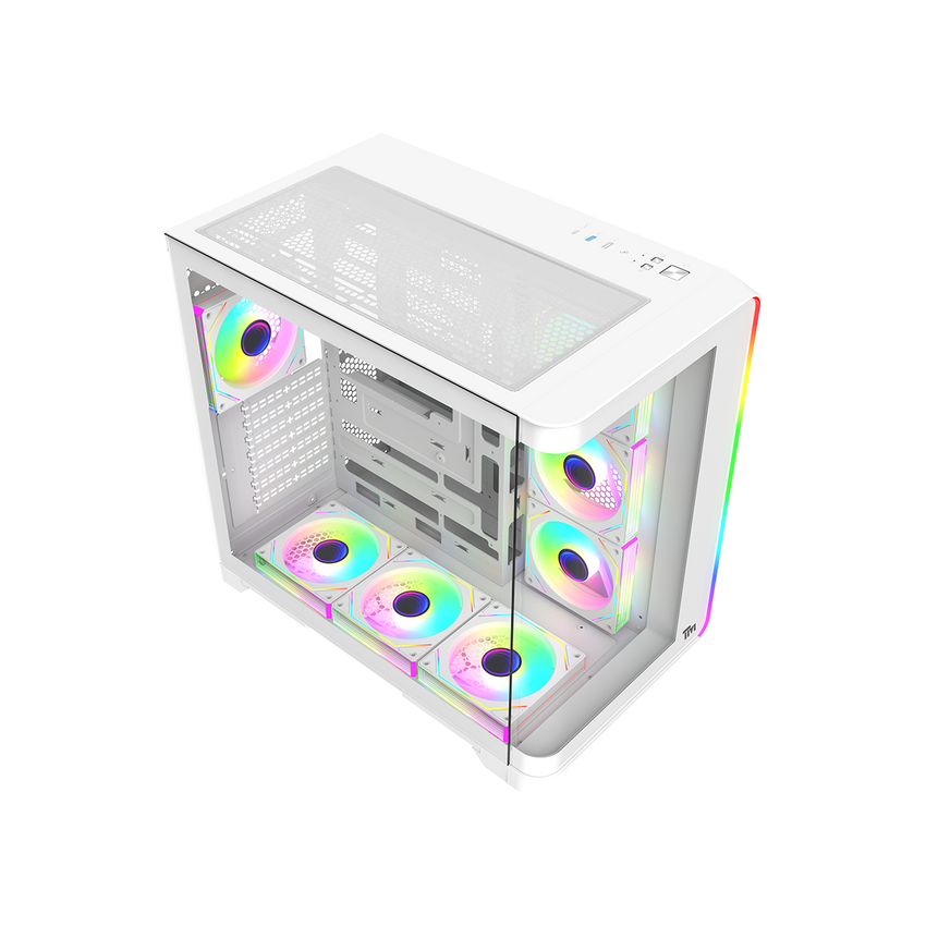 FLUXTwisted Minds FLUX Gaming Case Mid Tower White– TM-FLUX-W
