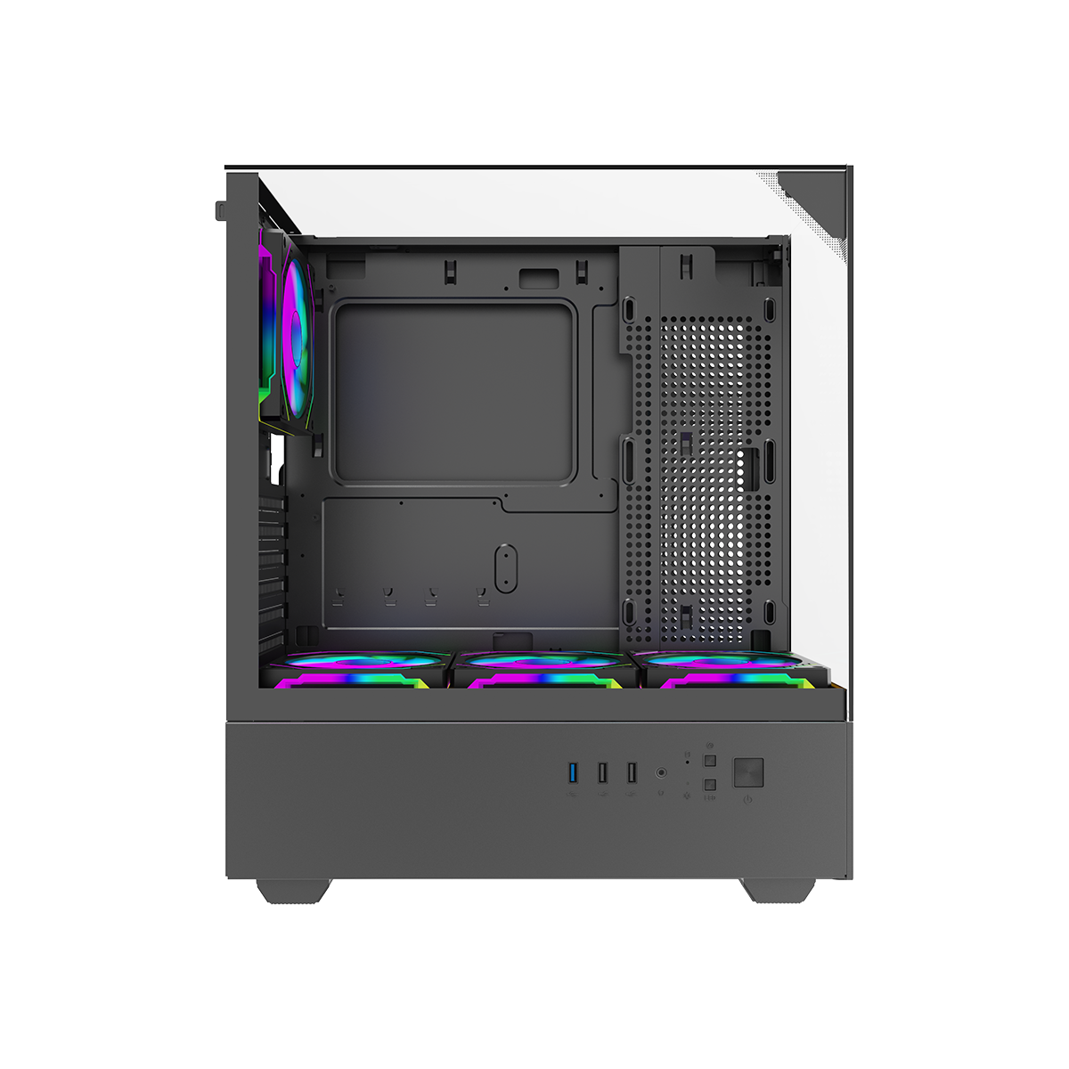Twisted Minds FURY Gaming Case Mid Tower - Black - TM-FURY-B