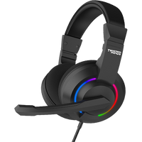 Twisted Minds 4-in-1 Gaming Bundle - Wired Keyboard, DPI Adjustable Mouse, Rainbow Static Headset & Mouse Pad - TM-FUSION-X