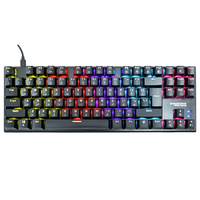 Twisted Minds 4-in-1 Gaming Bundle - Wired Keyboard, DPI Adjustable Mouse, Rainbow Static Headset & Mouse Pad - TM-FUSION-XI