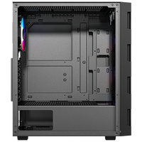 علبة ألعاب Twisted Minds Titan Glass Mid Tower - أسود TM-GM-III-B