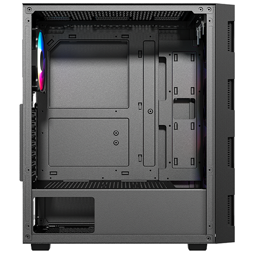 علبة ألعاب Twisted Minds Titan Glass Mid Tower - أسود TM-GM-III-B