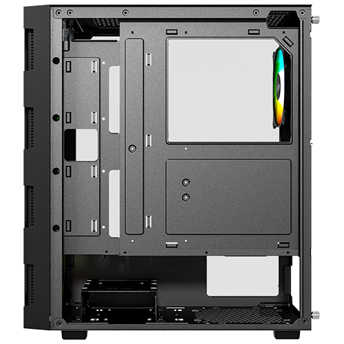 علبة ألعاب Twisted Minds Titan Glass Mid Tower - أسود TM-GM-III-B