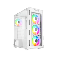 Twisted Minds Titan Glass Mid Tower Gaming Case - White - TM-GM-III-W