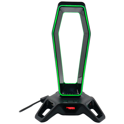 حامل سماعة رأس Twisted Minds TM-HS-502 RGB Scorpion أسود