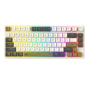 TwistedMinds TM-MK75-WLPRO Imperium Pro Series 75% Compact Size 80 Keys Wired Membrane Keyboard - (English / Arabic) Layout