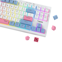 Twisted Minds TM-MK75-WL Spectrum Pro Series 75% Compact Size 87 keys Wireless Membrane Keyboard - (English / Arabic) Layout