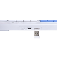 Twisted Minds TM-MK75-WL Spectrum Pro Series 75% Compact Size 87 keys Wireless Membrane Keyboard - (English / Arabic) Layout