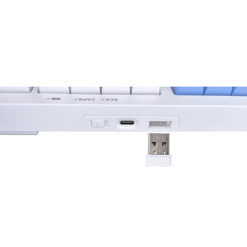 Twisted Minds TM-MK75-WL Spectrum Pro Series 75% Compact Size 87 keys Wireless Membrane Keyboard - (English / Arabic) Layout