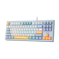 Twisted Minds TM-MK75-W Spectrum Series Wired Keyboard 80% Compact Gasket structure membrane - (English / Arabic) Layout