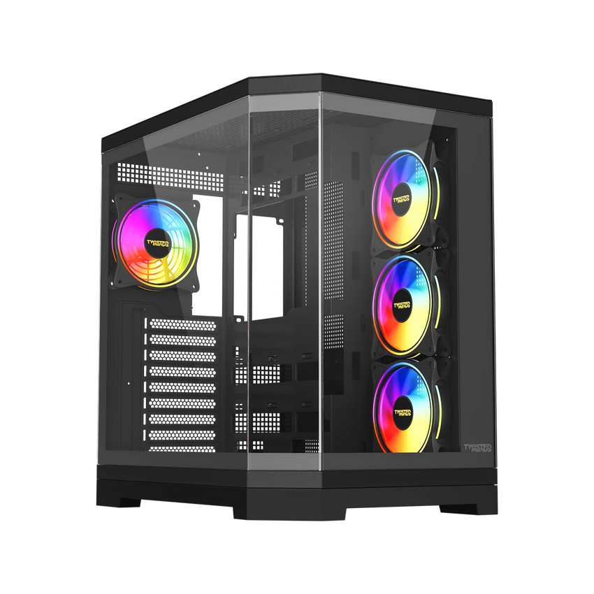 Twisted Minds Vanguard - 04 Mid Tower Gaming Case - Black - TM-P285-B
