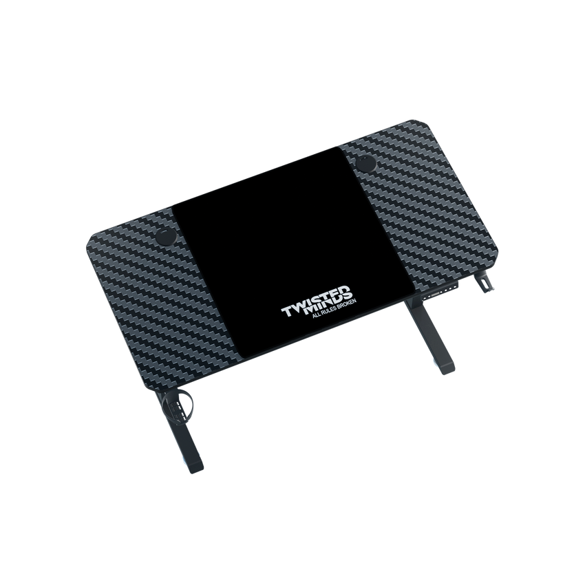 Twisted Minds TM-PARADOX120-B Gaming Desk - Black - TM-PARADOX120-B