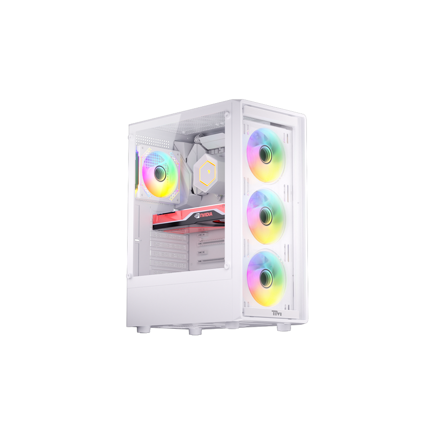 Twisted Minds PHANTOM Gaming Case Mid Tower White – TM-PHANTOM-W