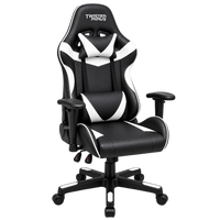 Twisted Minds Gaming Chair - Black/White - TM-PRIME-BW