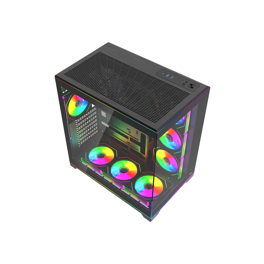 Twisted Minds RAMPAGE Gaming Case Mid Tower Black – TM-RAMPAGE-B