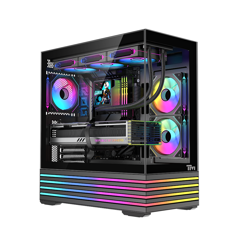 Twisted Minds RAPTOR Gaming Case Mid Tower Black – TM-RAPTOR-B