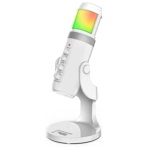 Twisted Minds W108 RGB Gaming Microphone  – White