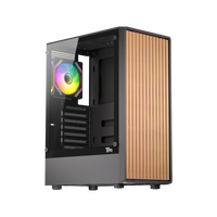 Twisted Minds WOODX Gaming Case Mid Tower - Black - TM-WOODX-B