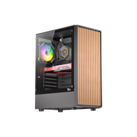 Twisted Minds WOODX Gaming Case Mid Tower Black – TM-WOODX-B
