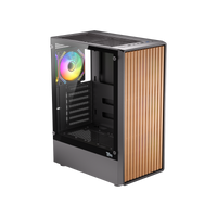 Twisted Minds WOODX Gaming Case Mid Tower Black – TM-WOODX-B