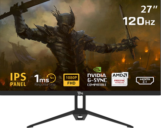 TM ECO SERIES 27”, 120hz, 1MS, FHD, HDMI 2.1 & DP 1.4 Gaming Monitor  TM27FHD120IPS