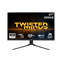 Twisted Minds Supreme Series Flat 27" FHD, 200HZ, 0.5MS, Fast IPS, HDMI 2.1 Gaming Monitor - TM27FHD200IPS