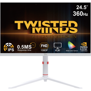 Twisted Minds Artic Pro Series 24" FHD - 360H - White