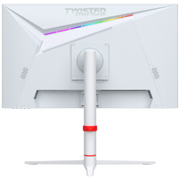 شاشة ألعاب Twisted Minds Frost Series مقاس 24 بوصة بدقة FHD - 360 هرتز، زمن استجابة 0.5 مللي ثانية، تقنية IPS سريعة، منفذ HDMI 2.1 - لون أبيض