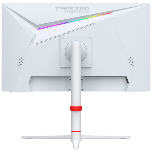 شاشة ألعاب Twisted Minds Frost Series مقاس 24 بوصة بدقة FHD - 360 هرتز، زمن استجابة 0.5 مللي ثانية، تقنية IPS سريعة، منفذ HDMI 2.1 - لون أبيض