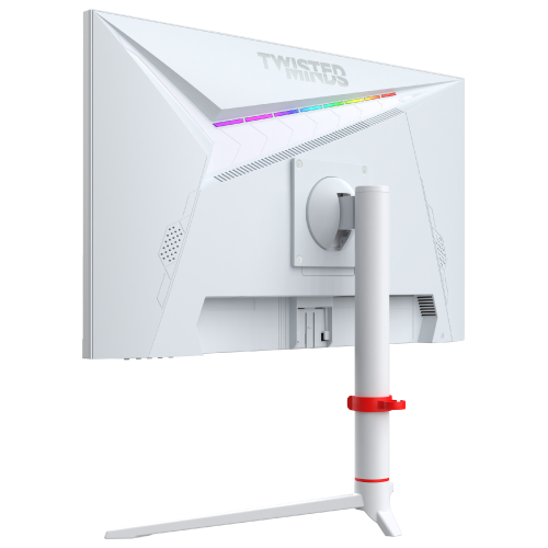 شاشة ألعاب Twisted Minds Frost Series مقاس 24 بوصة بدقة FHD - 360 هرتز، زمن استجابة 0.5 مللي ثانية، تقنية IPS سريعة، منفذ HDMI 2.1 - لون أبيض