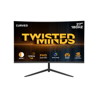 Twisted Minds 27" Curved 0.5ms 180HZ, IPS, 0.5 MS, HDMI 2.1 Gaming Monitor - TMC27F180VA