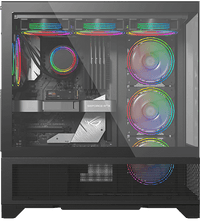 صندوق ألعاب Twisted Minds Phantek - 07 Mid Tower - أسود