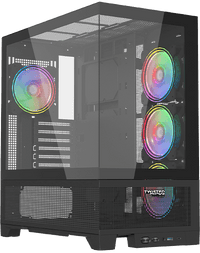 صندوق ألعاب Twisted Minds Phantek - 07 Mid Tower - أسود