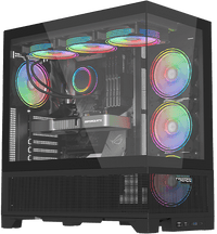 صندوق ألعاب Twisted Minds Phantek - 07 Mid Tower - أسود