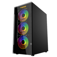 تويستد مايندز, كيس كمبيوتر الألعاب تصميم مانيك 03 - أسود