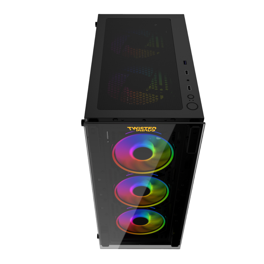 تويستد مايندز, كيس كمبيوتر الألعاب تصميم مانيك 03 - أسود