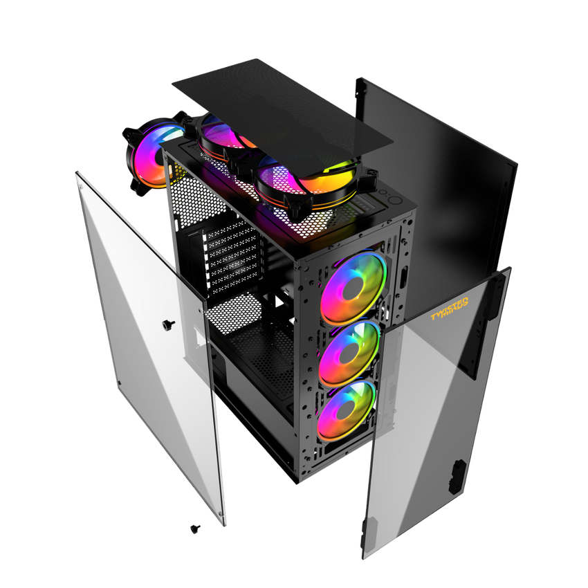 تويستد مايندز, كيس كمبيوتر الألعاب تصميم مانيك 03 - أسود